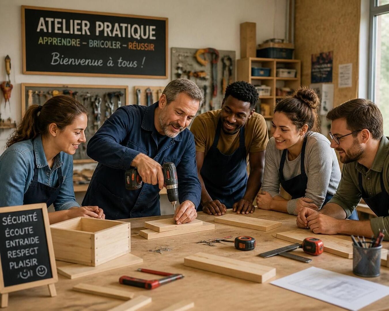découvrez tout ce qu'il faut savoir sur les cours de bricolage proposés par institutdubricolage.com pour apprendre et maîtriser les techniques de bricolage facilement.
