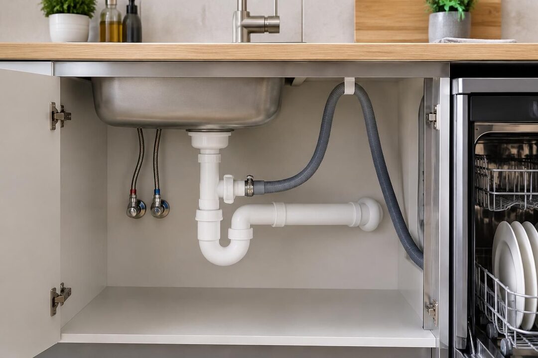 découvrez le schéma d’évacuation pour raccorder correctement votre évier et votre lave-vaisselle, éviter les fuites et réussir votre installation.